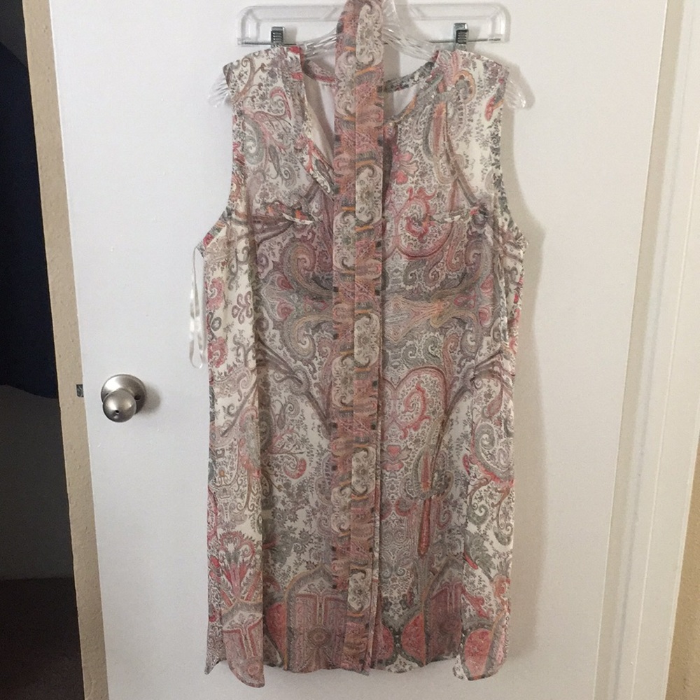 Gianni bini patterned shift dress